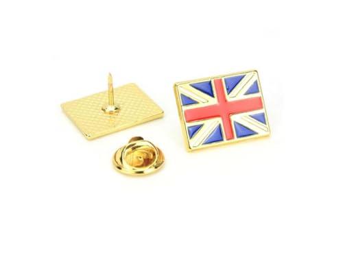 British Flag Brooch Badge Metal United Kingdom Flag Lapel Pin UK Flag Union Jack British Patriotic British Badges