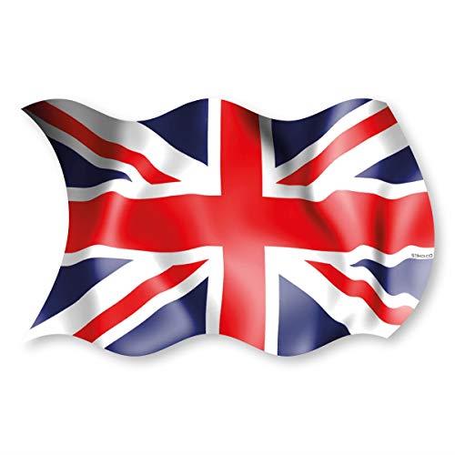 stika.co Union Jack UK Flag Vinyl Sticker – Self-Adhesive Decal for Cars, Vans, Windows, Laptops & VE Day | Indoor & Outdoor British Flag (Self-Adhesive Vinyl, 160 x 100mm)