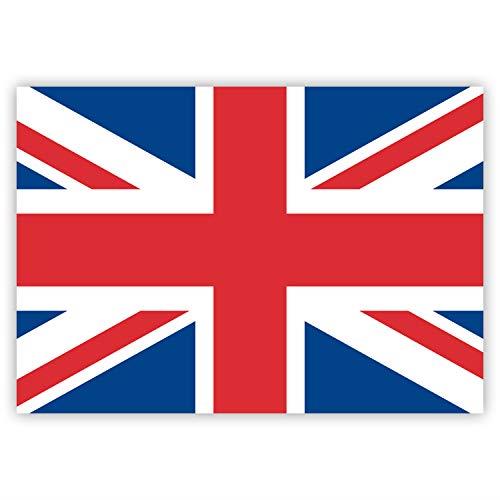 20 x Union Jack Stickers - UK - British Flag Sticker - for Cars, Laptop, Windows, Luggage (7.4 x 5.2 cm)