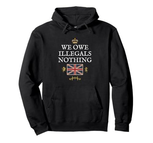 BRITISH PATRIOTS PROTECT SUPPORT ENGLAND UK UNION JACK FLAG Pullover Hoodie