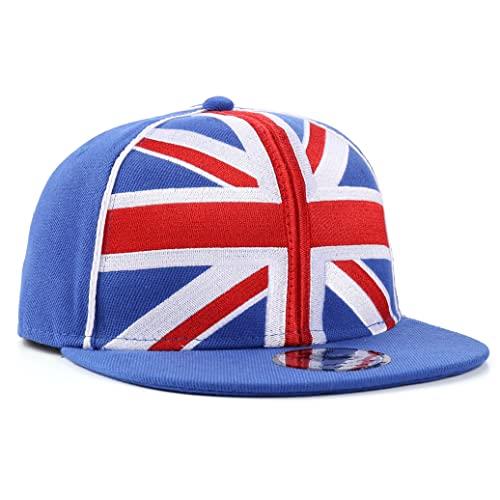 Underground Kulture Great Britain Union Jack Blue Jubilee Snapback Olympics Baseball Cap