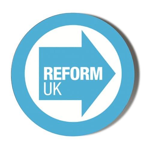 ELECTION 2024 - REFORM PARTY LOGO - 45mm Medium Badge