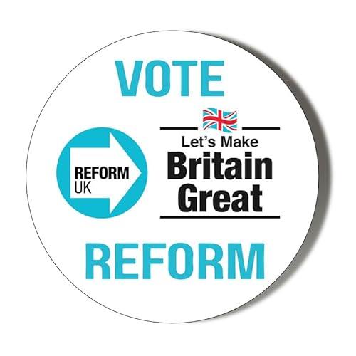 Vote Reform UK - Make Britain Great Again - 38mm Small Badge